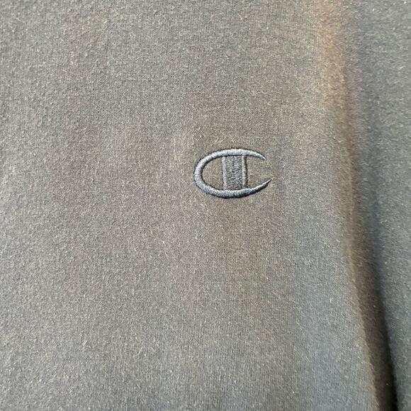 Champion Solid Blue Crewneck Mens XL Sweatshirt Performance Embroidered Logo - Picture 9 of 9